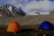 Tenting in the Altai Mountains